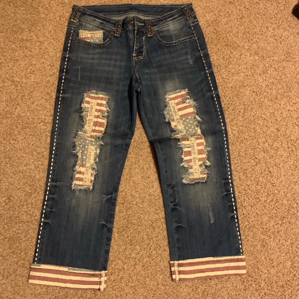 Cowgirl Tuff capri size 27